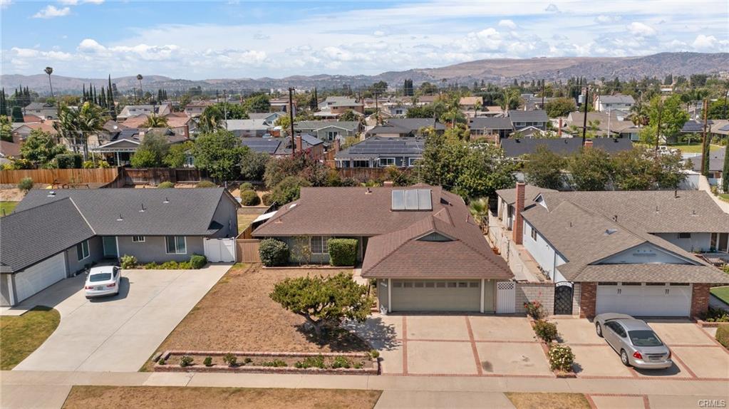 The Top View of a Housing Community